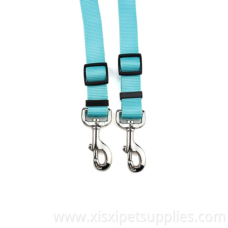 Reflective Stitching Tangle Free Bungee 6ft Double Dog Leash for Medium &Large Dogs